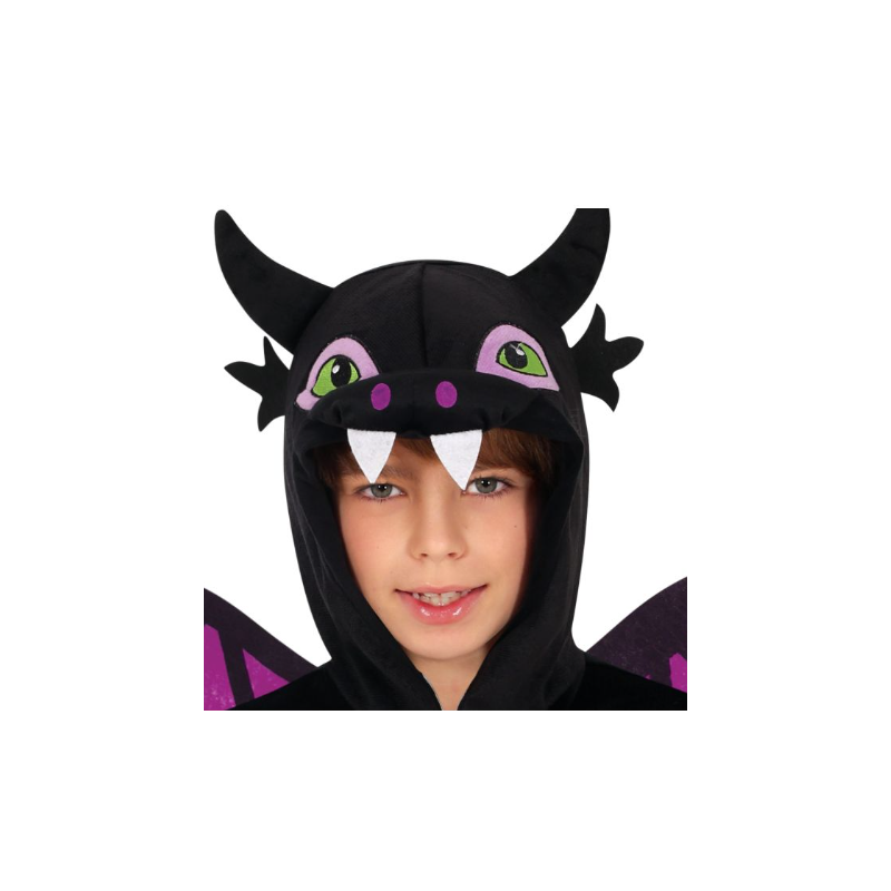 Disfraz Dragón Negro 10-12 Años