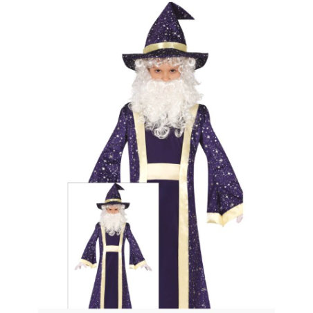 Disfraz Mago Túnica 5-6 Años