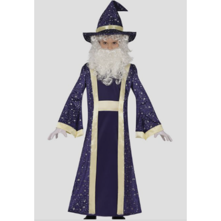 Disfraz Mago Túnica 5-6 Años
