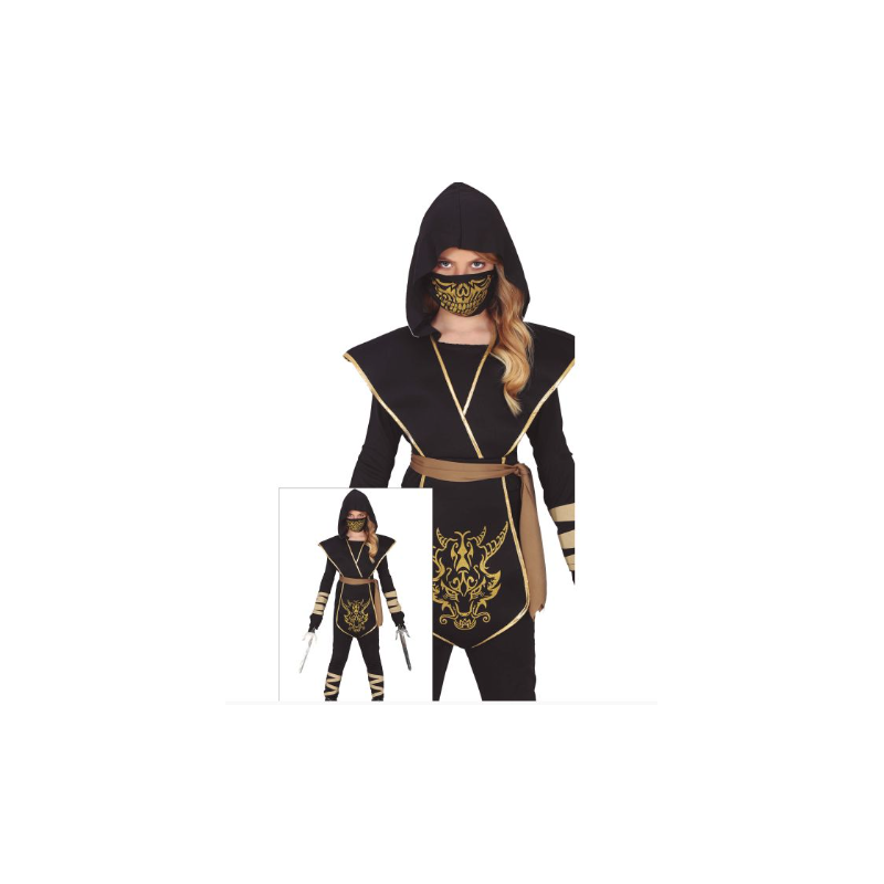 Disfraz Ninja Combate 5-6 Años.