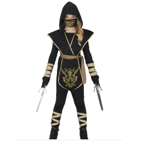 Disfraz Ninja Combate 5-6 Años