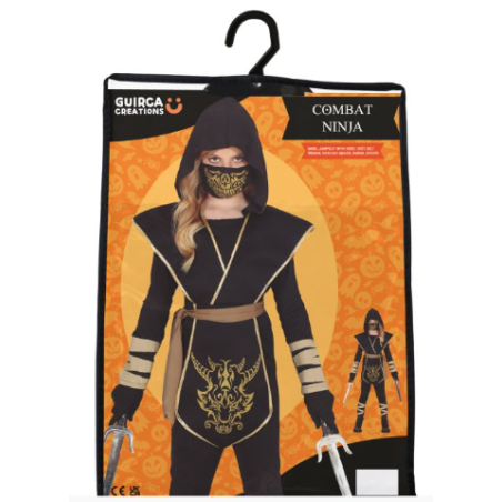 Disfraz Ninja Combate 5-6 Años