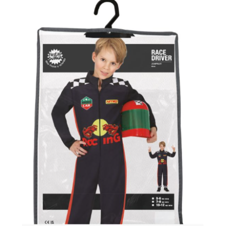 Disfraz Piloto Carreras 7-9 Años