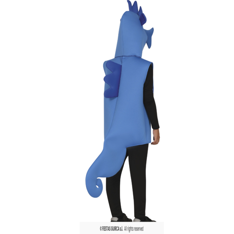 Disfraz Caballito De Mar Azul Talla 3-4 Años