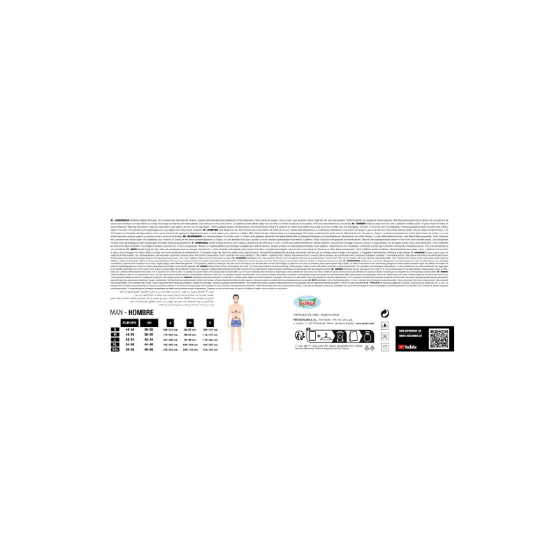 Disfraz Marinero Adulto Talla M