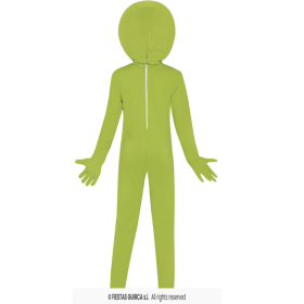 Disfraz Alien Verde Talla 5-6 Años De Fiestas Guirca 2