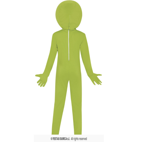 Disfraz Alien Verde Talla 5-6 Años