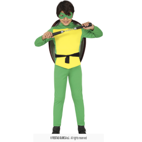 Disfraz Tortuga Ninja Talla 7-9 Años De Fiestas Guirca