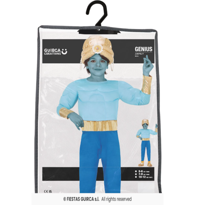 Disfraz Genio De La Lámpara Talla 10-12 Años
