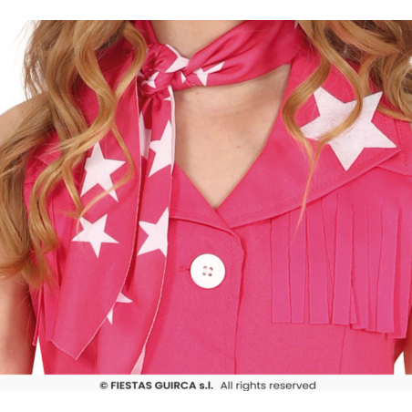 Disfraz Country Rosa Talla 7-9 Años