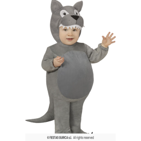Disfraz Lobito Gris Talla 2-3 Años