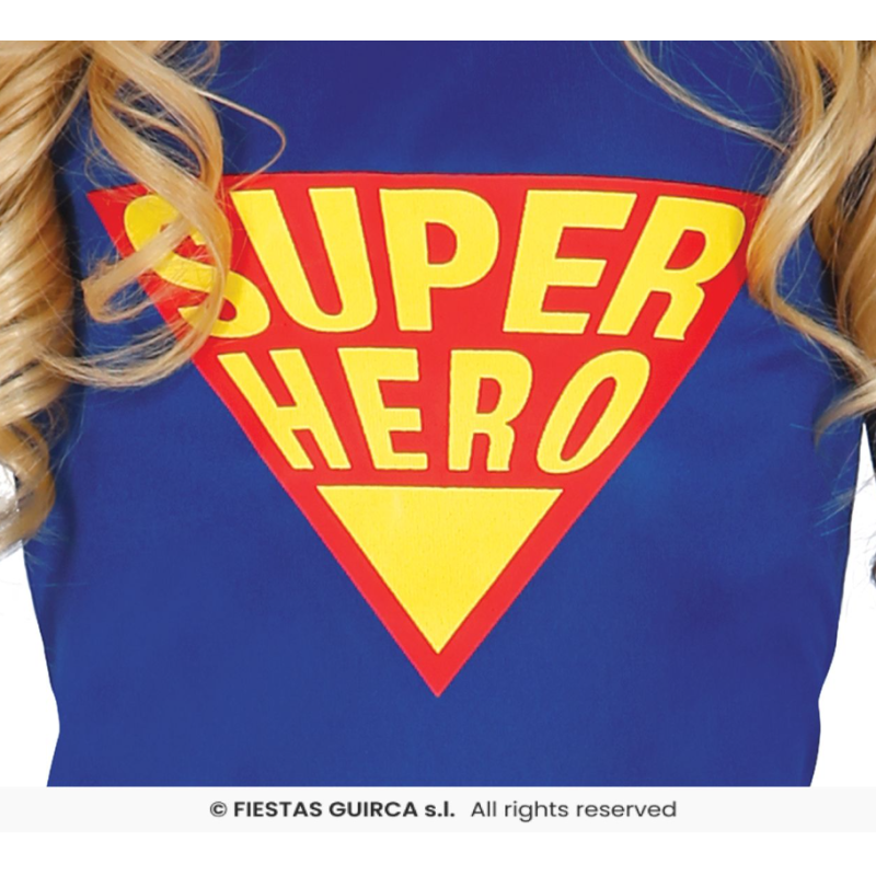 Disfraz Superwoman Infantil Talla 3-4 Años