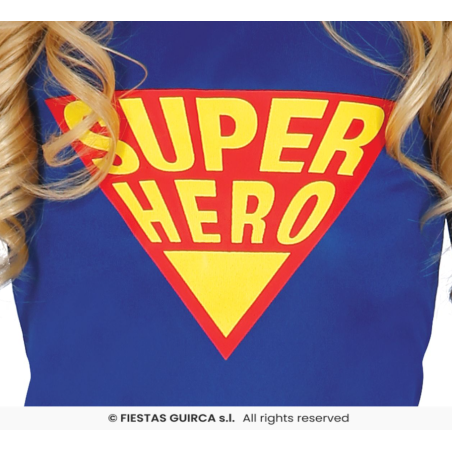 Disfraz Superwoman Infantil Talla 3-4 Años