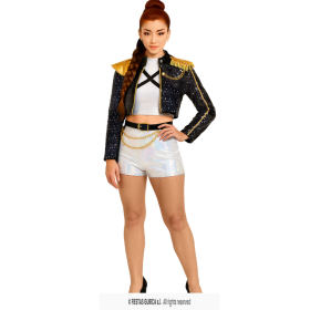 Disfraz Guerrera K-POP Huntrix Rumi Golden Talla M De Fiestas Guirca