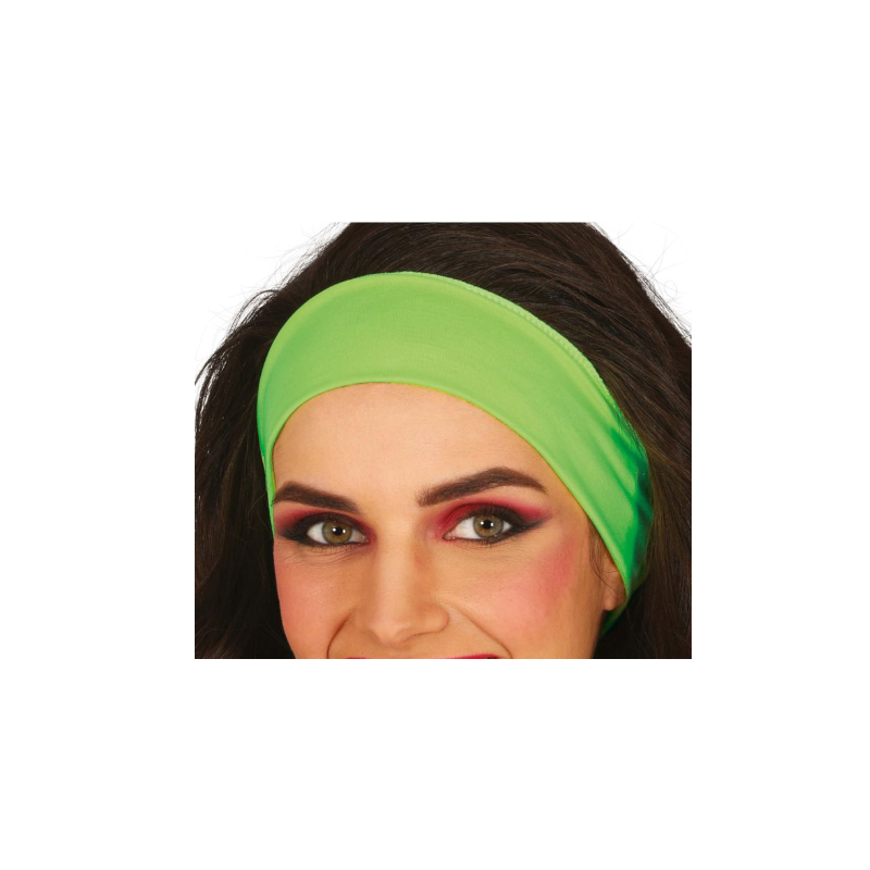 Cinta Cabeza Neón Verde