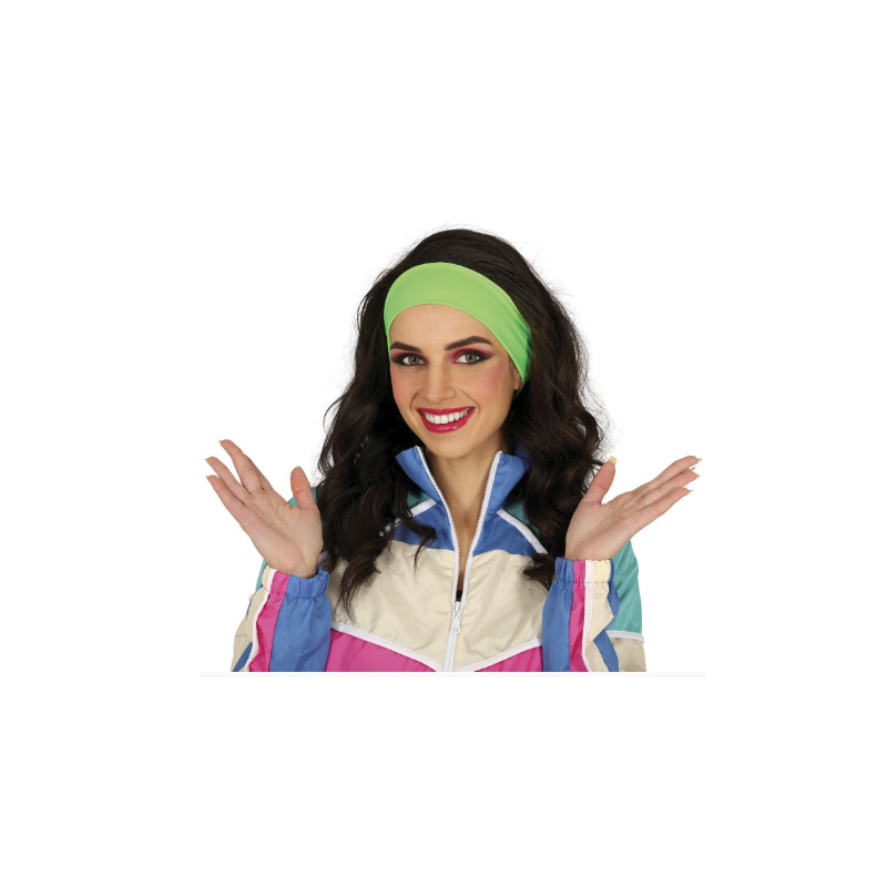 Cinta Cabeza Neón Verde