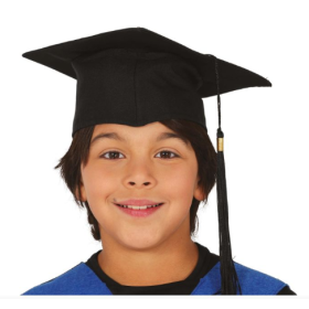 Sombrero Estudiante Tela Infantil