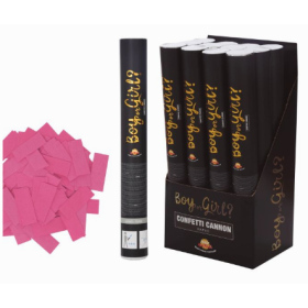 Cañon Confeti Papel Rosa Its A Boy 40Cm