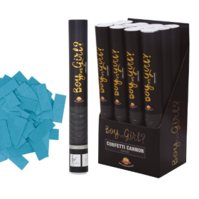 Cañon Confeti Papel Azul Its A Boy 40Cm