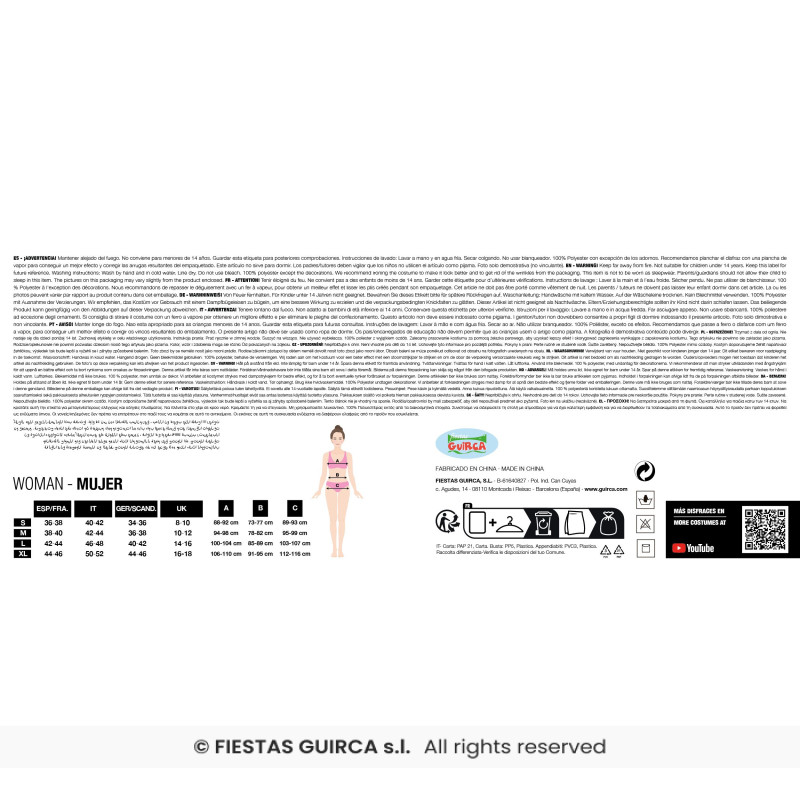 Disfraz Guerreras K-POP Huntrix Rumi Talla S