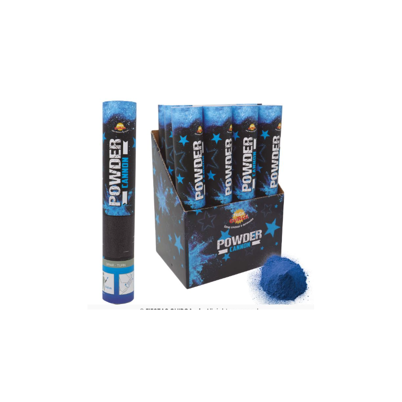 Cañon 30Cm 30Gr Polvo Azul