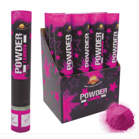 Cañon 30Cm 30Gr Polvo Fucsia
