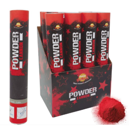 Cañon 30Cm 30Gr Polvo Rojo