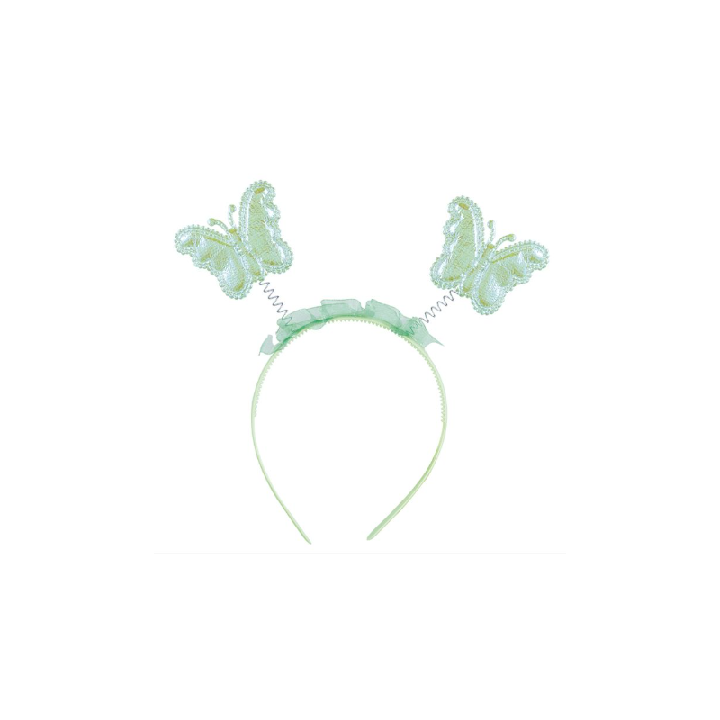 Diadema De Alas Verde 35x40 Cm