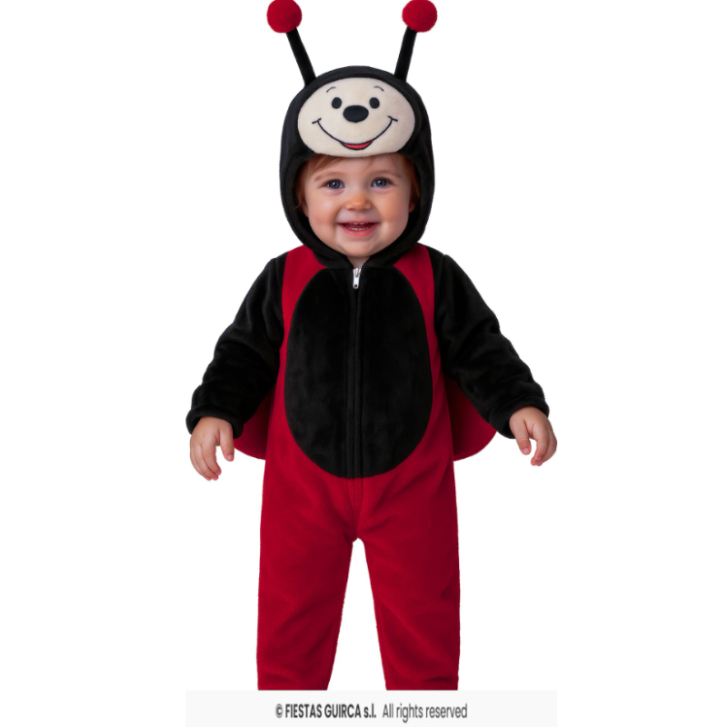 Disfraz Mariquita Talla 12-18 Meses De Fiestas Guirca