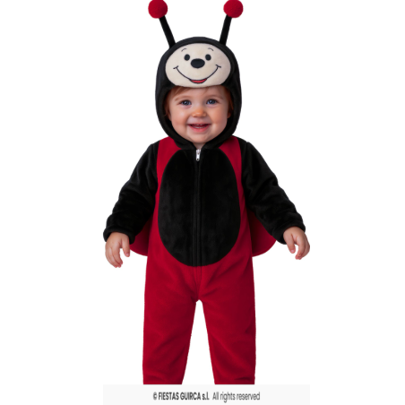 Disfraz Mariquita Talla 12-18 Meses De Fiestas Guirca
