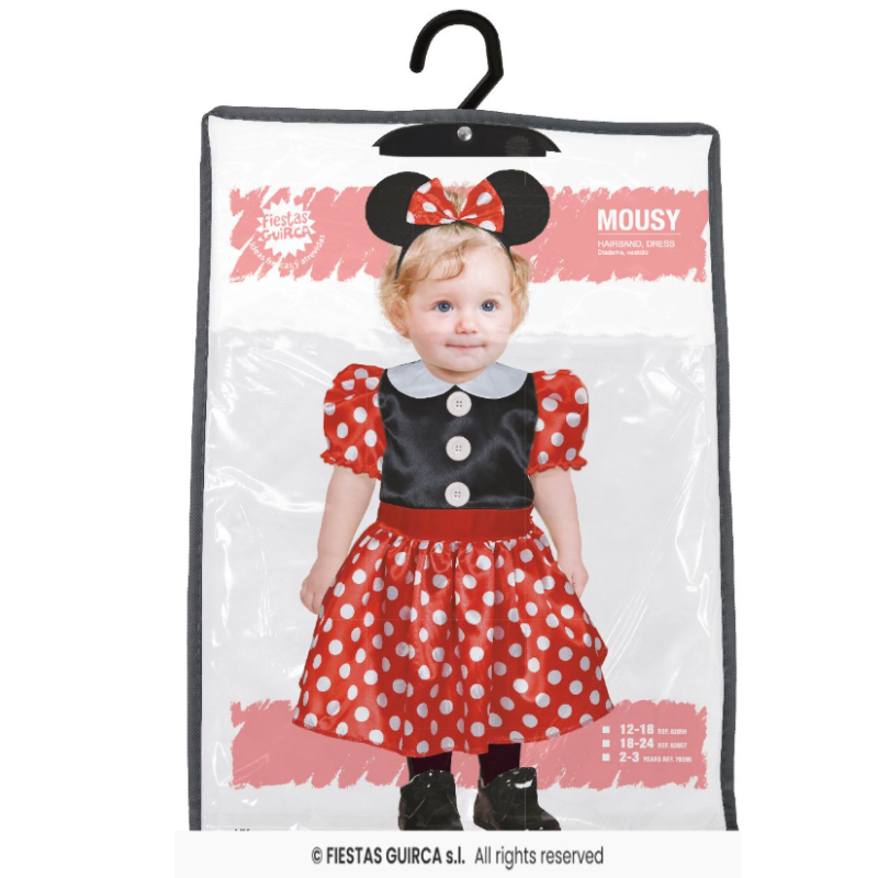 Disfraz Ratita Talla 12-18 Meses