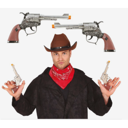 Dos Pistolas Cawboy 25Cm