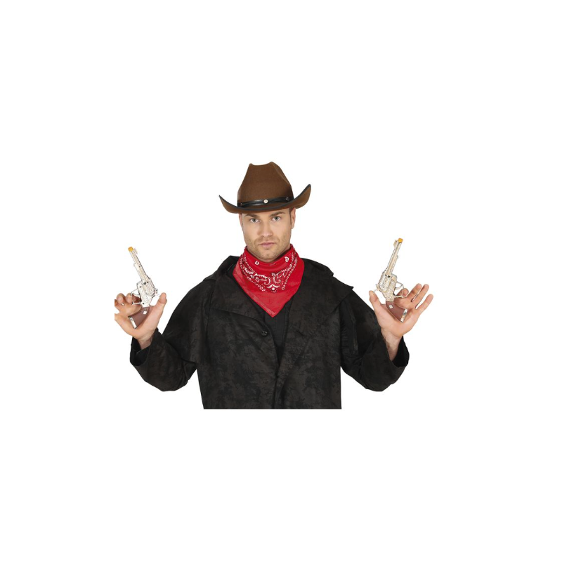 Dos Pistolas Cawboy 25Cm