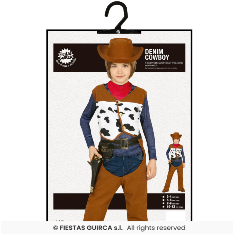 Disfraz Cowboy Talla 5-6 Años