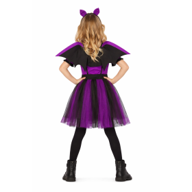 Disfraz Murciélago Purpura Talla 10-12 Años De Fiestas Guirca 2