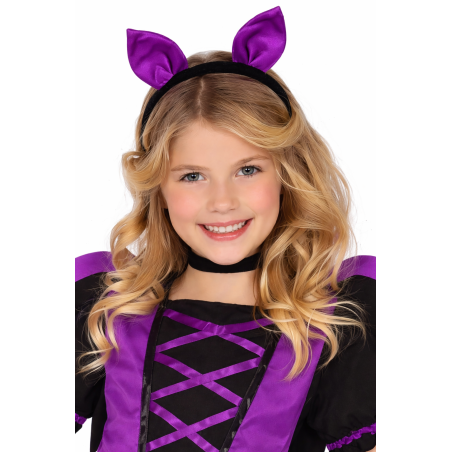 Disfraz Murciélago Púrpura Talla 10-12 Años