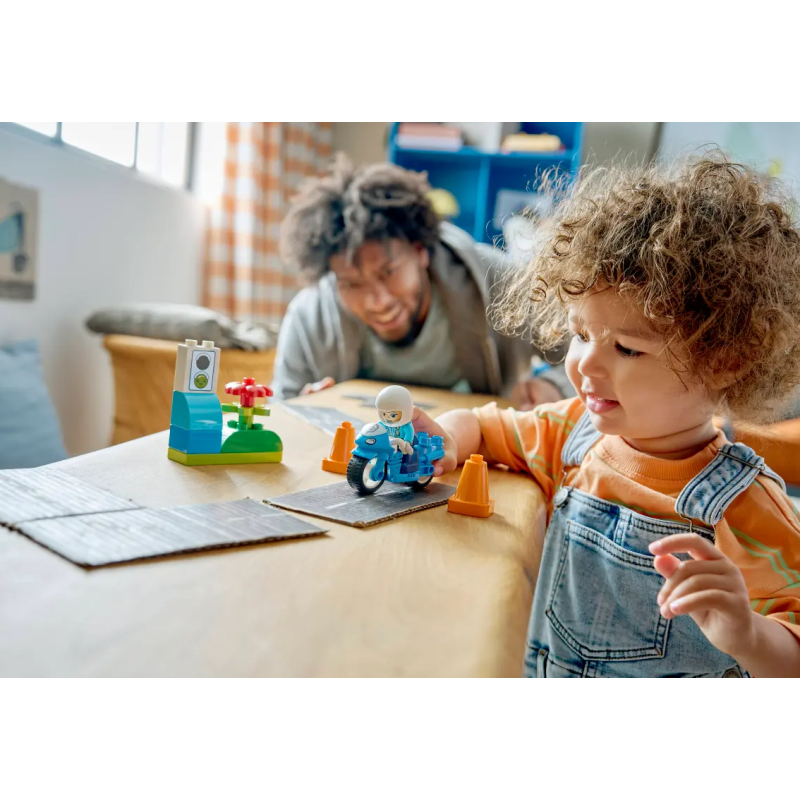 LEGO Moto De Policía Azul V29 10471