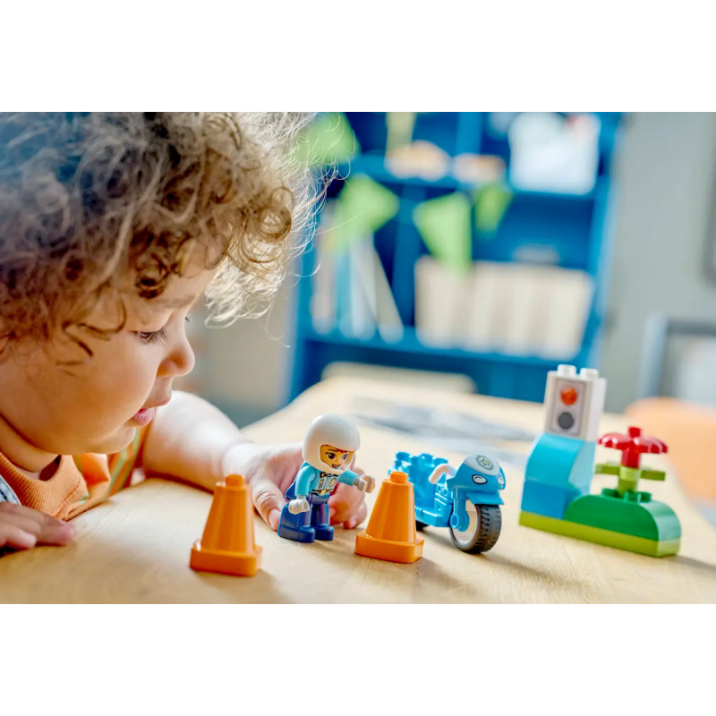 LEGO Moto De Policía Azul V29 10471