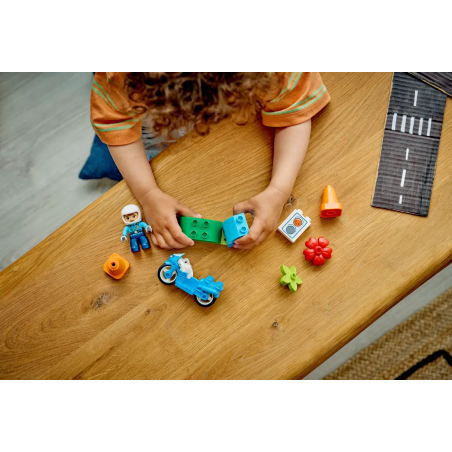 LEGO Moto De Policía Azul V29 10471