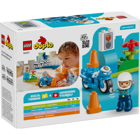 LEGO Moto De Policía Azul V29 10471 2