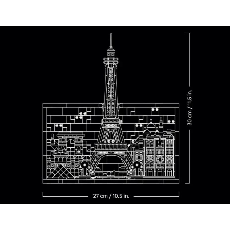 LEGO Architecture Paris: Ciudad Del Amor 21064