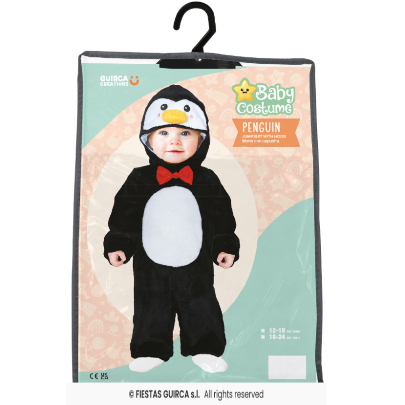 Disfraz Pingüino Bebé Talla 12-18 Meses