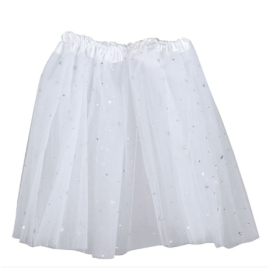 Tutú Estrellas Blanco Infantil 2