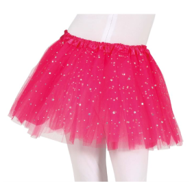Tutú Estrellas Fucsia Infantil