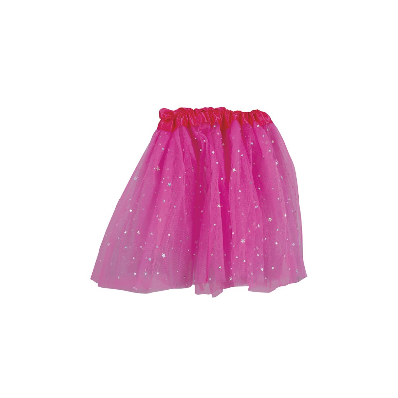 Tutú Estrellas Fucsia Infantil