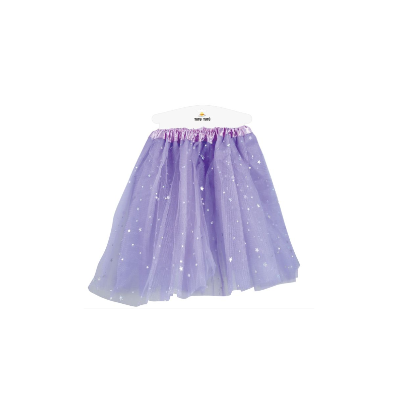 Tutú Estrellas Lila Infantil