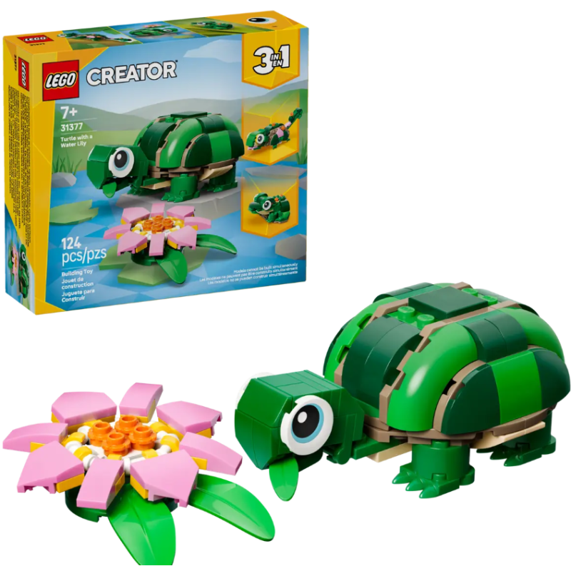 LEGO Creator Tortuga Con Flor De Nenúfar 31377 De LEGO