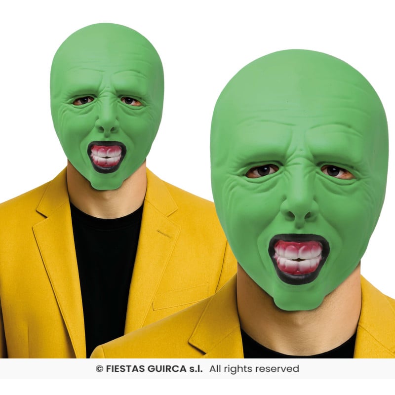 Máscara Villano Verde Látex