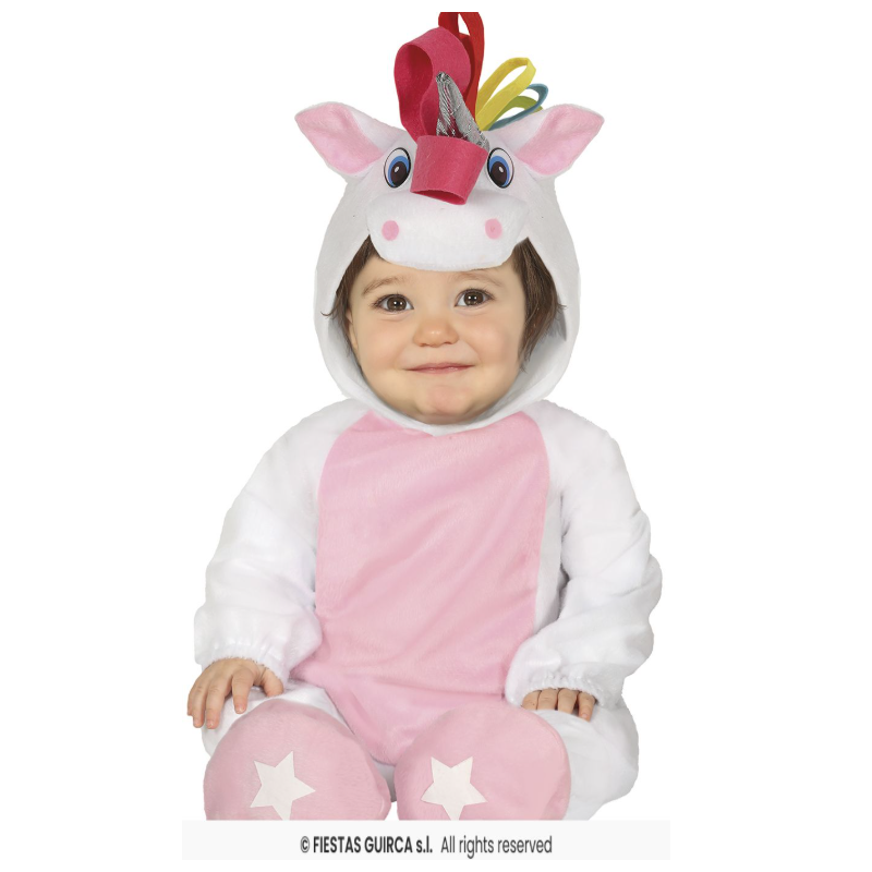 Disfraz Unicornio Bebé Talla 18-24 Meses De Fiestas Guirca