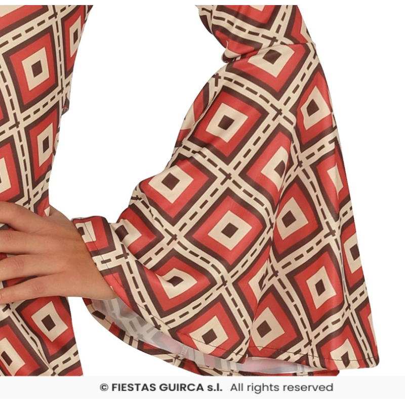 Disfraz Reina de la Pista Años 70 Talla L